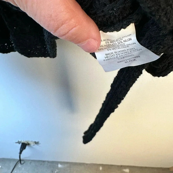 Bebe Oversized Mesh Wrap Cardigan - Picture 3 of 5